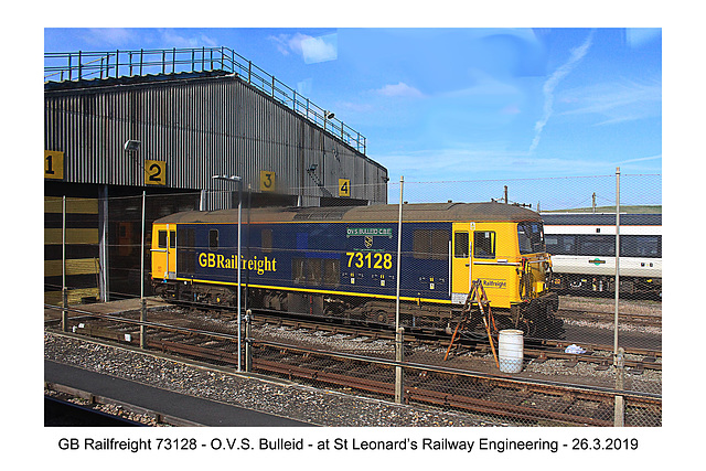 73128 at St Leonard's Railway Engineering - 26 3 2019