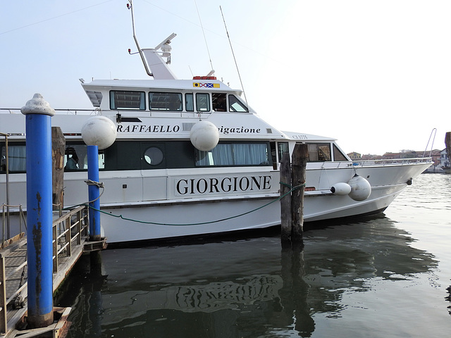 Ab in die Lagune von Venedig.