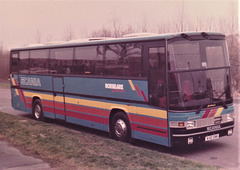 Scania demonstrator A112 SNH at Northampton - 11 Feb 1984 (840-14)