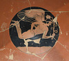 Detail of the Terracotta Kylix Signed by Kachrylion in the Metropolitan Museum of Art, January 2020