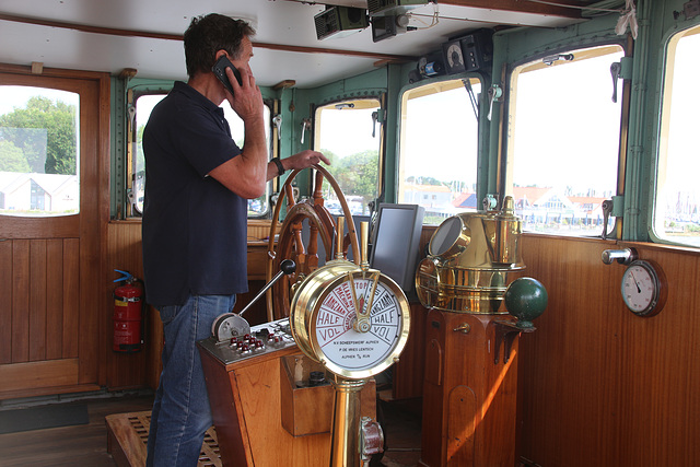 Enkhuizen to Medemblik by museum ship "Friesland", Netherlands