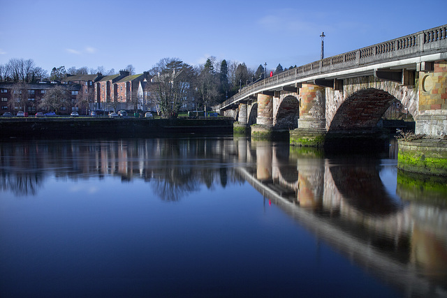 River Leven and Dumbarton Bridge