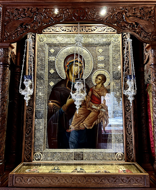 Icon of the Holy Madonna with Child.