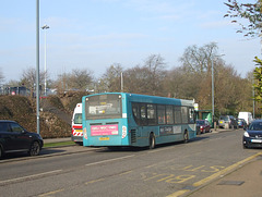 DSCF0763 Arriva 3550 (KX09 GXZ) in Baldock - 23 Feb 2018