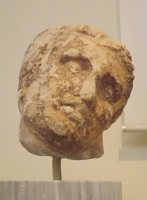 Head of a Youth from the Temple of Athena Alea at Tegea in the National Archaeological Museum of Athens, May 2014