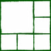 Green collage grid