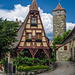 Gerlachschmiede und Röderturm / Rothenburg o.d. Tauber (030°)