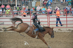 The second saddle bronc rider