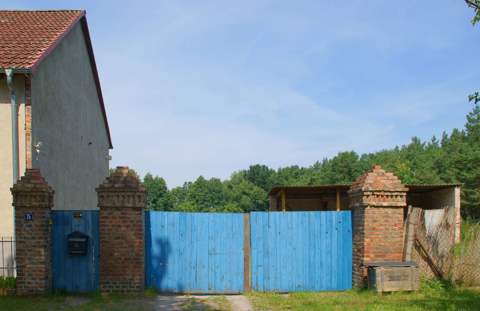 blau gemacht, in Jütchendorf