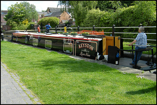 Keyston in the lock