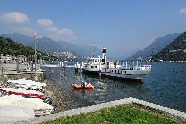 PS Patria On Lake Como