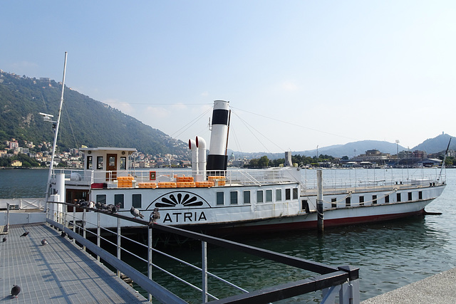 PS Patria On Lake Como