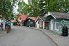 Alaska, Wooden Street at Fairbanks Pioneer Park