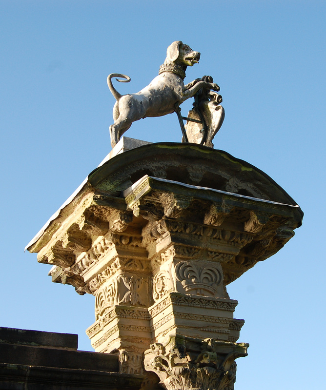 Gatepier Staunton Harold Hall, Leicestershire