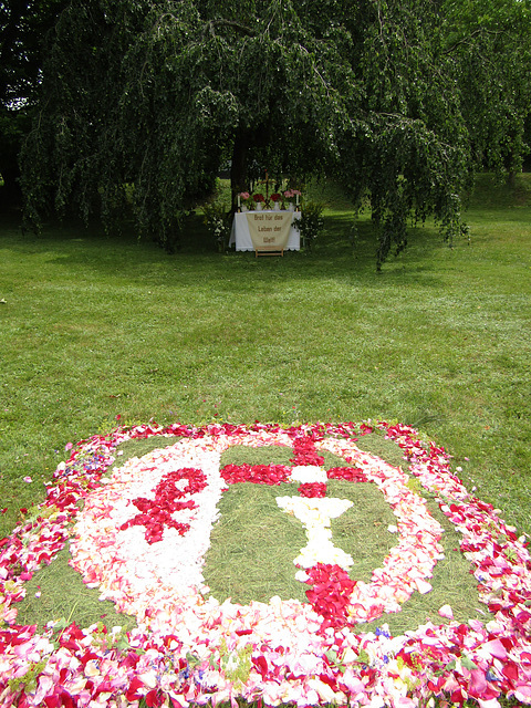 Blumenteppeich bei Altar 4