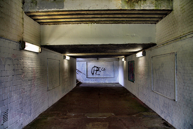 Tunnel unter dem Bahnhof Dortmund-Löttringhausen / 18.05.2024