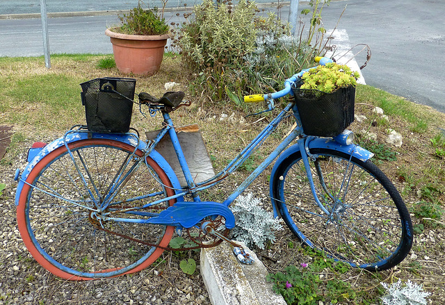 Le vélo bleu...