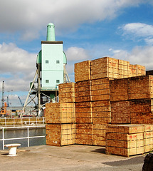 Boat Hoist, Aldam Dock, Goole East Yorkshire