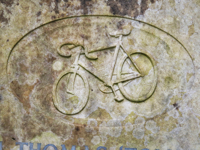 abney park cemetery, london,tommy hall, +1949, track cyclist