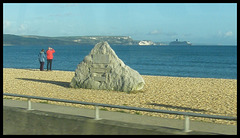 big rock at Weymouth
