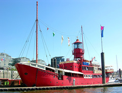 Altes englisches Feuerschiff