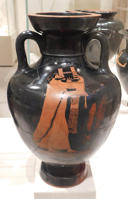 Terracotta Neck-Amphora Attributed to the Pan Painter in the Metropolitan Museum of Art, June 2019