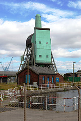 Boat Hoist, Aldam Dock, Goole East Yorkshire