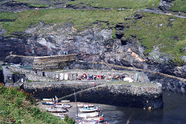 Boscastle Harbour (Scan from August 1992)