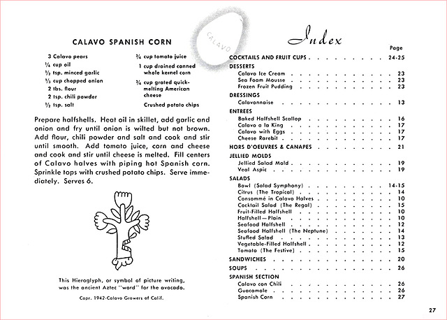 Calavo-Cade of Recipes (7), 1942
