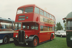 Preserved former Huddersfield 178 (JVH 378) at Showbus, Duxford  - 26 Sep 1993 (206-09)