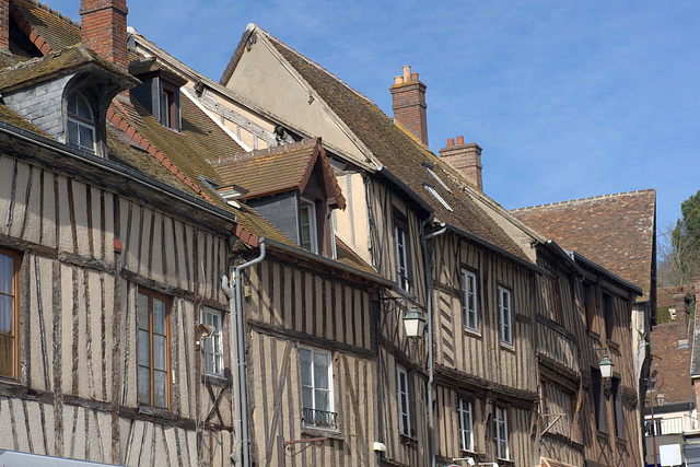 Colombages à Nonancourt - Eure