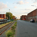 Weizmühlenstraße mit Hafenbahn (Düsseldorf-Hafen) / 30.08.2018