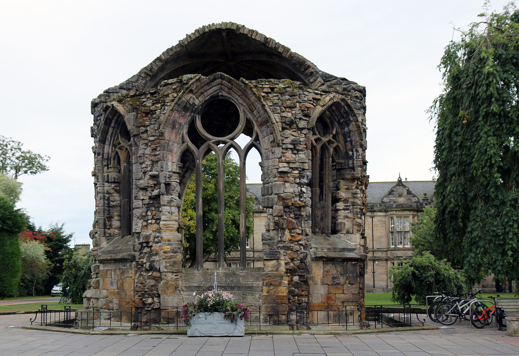 Blackfriars. St.Andrews.  In front of the Madras College.