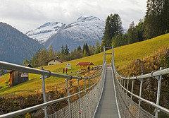 Gang über die Holzgauer Hängebrücke