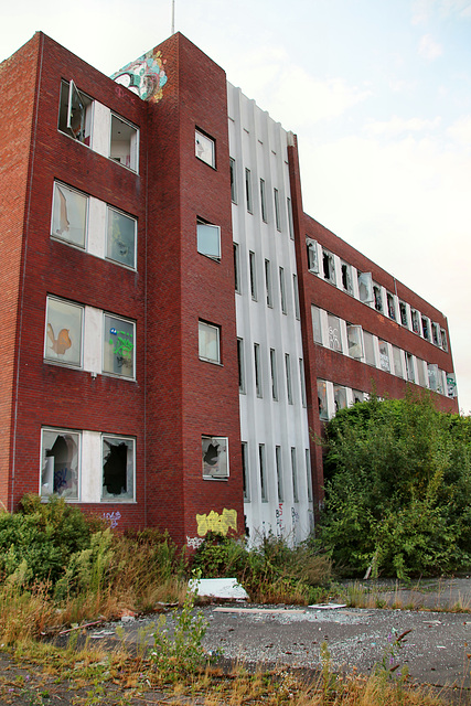 Muskator-Werk, ehemaliges Verwaltungsgebäude (Düsseldorf-Hafen) / 30.08.2018