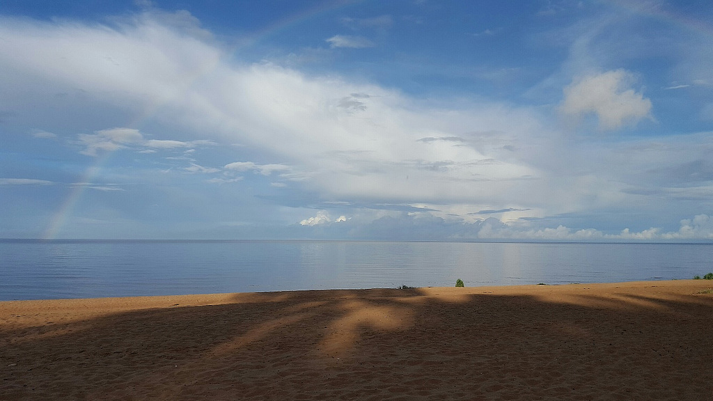 Ein zarter Regenbogen