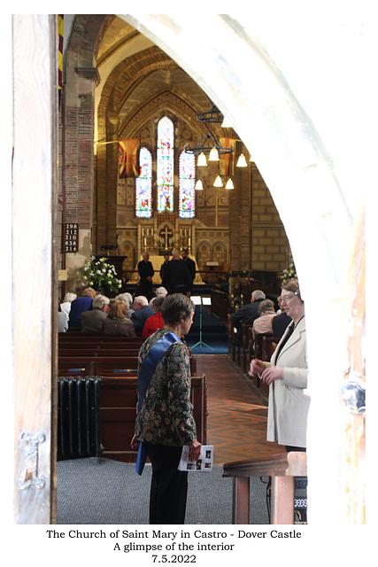 St Mary's Dover Castle a glimpse inside 7 5 2022