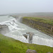 Iceland, Overview of Gullfoss Waterfall