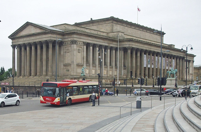 Halton Borough Transport 91 (MIG 8175, YT09 BKX) in Liverpool - 16 Jun 2017 (DSCF7985)