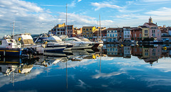 Plein ciel cet après-midi à Martigues.