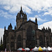 Edinburgh, St.Giles' Cathedral and Duke of Buccleuch Statue