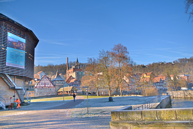 Blick zum alte Brauerei-Schwäbisch Hall