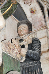 Memorial to Sir William Wentworth 1562-1614 and wife Anna 1611, Old Holy Trinity Church, Wentworth, South Yorkshire