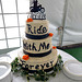 WEDDING CAKE.....  the Groom and Bride are motorcyclist......( I didn't do the cakes)
