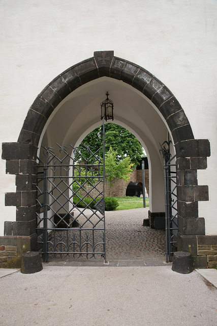 Entrance To The Basilica Gardens