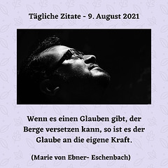 Tägliche Zitate - 9. August 2021