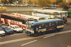 Blue Bus ULS334T in Huddersfield – 12 October 1995 (291-13)