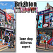 The graphic novel shop - Brighton windows - 31.3.2015