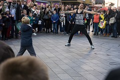 Street performer, Leicester Square