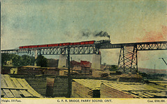 4636. C. P. R. Bridge, Parry Sound, Ont.